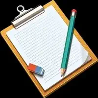 Une page vierge un crayon et une gomme ... l'envie d'écrire